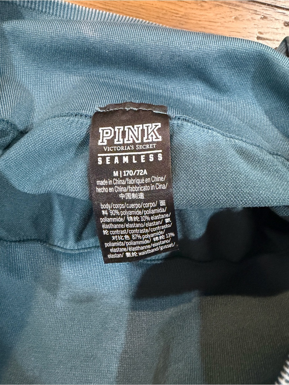 PINK Victoria's Secret Kids Seamless High-Waist Slate Gray Leggings - Picture 8 of 8